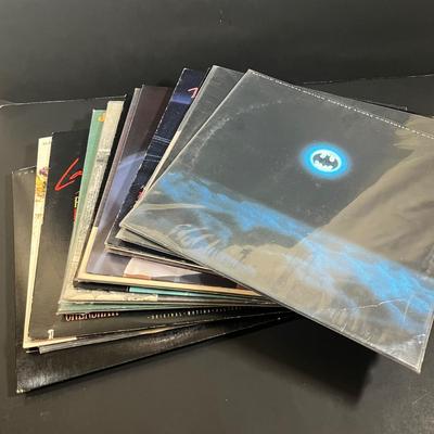 LOT 98B: Collection of Movie Soundtrack Records - Jaws, Halloween, Ghostbusters II, and more!