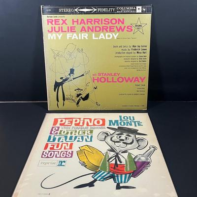 LOT 100B: Various Vinyl Albums - Broadway Soundtracks, Novelty Records and More