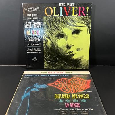 LOT 100B: Various Vinyl Albums - Broadway Soundtracks, Novelty Records and More