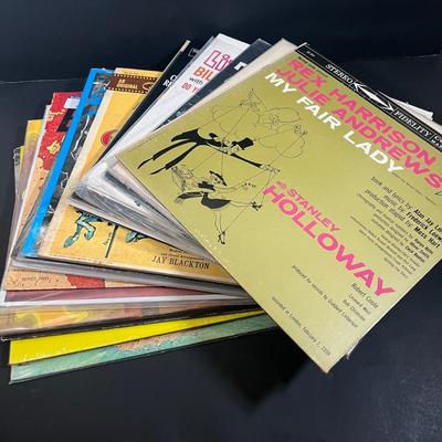 LOT 100B: Various Vinyl Albums - Broadway Soundtracks, Novelty Records and More