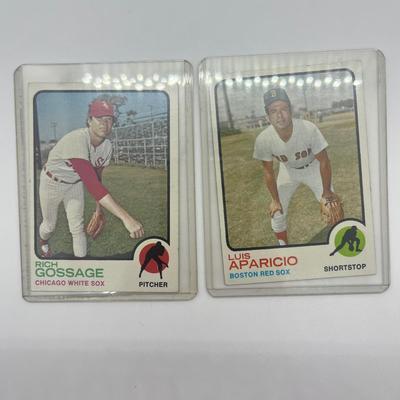 LOT 121: 1973 Topps Stars Baseball Cards - Mays, Reggie Jackson, Morgan, Bench, Gossage Rookie and More!