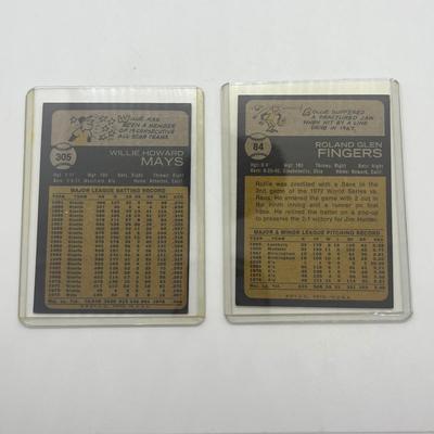 LOT 121: 1973 Topps Stars Baseball Cards - Mays, Reggie Jackson, Morgan, Bench, Gossage Rookie and More!