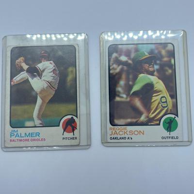 LOT 121: 1973 Topps Stars Baseball Cards - Mays, Reggie Jackson, Morgan, Bench, Gossage Rookie and More!