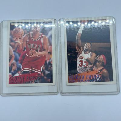 LOT 122: NBA Basketball Star Cards - 1970s - 90s Havlicek, Bradley, Jordan, Pippen, Shaq, Ewing, and more!