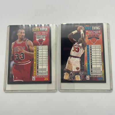 LOT 122: NBA Basketball Star Cards - 1970s - 90s Havlicek, Bradley, Jordan, Pippen, Shaq, Ewing, and more!
