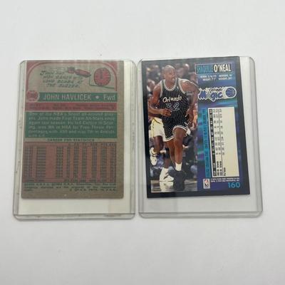 LOT 122: NBA Basketball Star Cards - 1970s - 90s Havlicek, Bradley, Jordan, Pippen, Shaq, Ewing, and more!