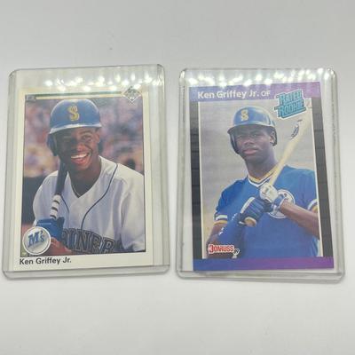 LOT 124: 10 Ken Griffey Cards - 1989 Donruss Rookie and more!