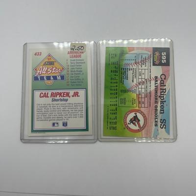 LOT 128: Cal Ripken Baseball Cards and 1996 23K Gold Stamp