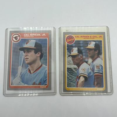 LOT 128: Cal Ripken Baseball Cards and 1996 23K Gold Stamp