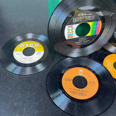 Vintage Pair of 45 Record Storage Carry Cases: Platter-Pak Type with 100 Records