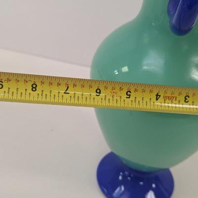 Mad Art 1997 Signed Hand Blown Glass Vase 14" Tall