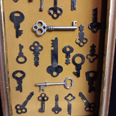 A DISPLAY OF OLD KEYS