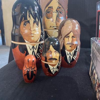 X32-Beatles Nesting Dolls and Extras