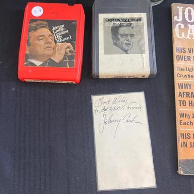 X34-Johnny Cash items plus extras