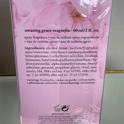 philosophy amazing grace magnolia EDT Fragrance New!