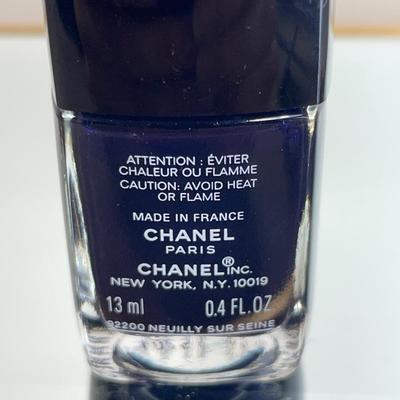 Chanel Blue Satin Nail Colour France