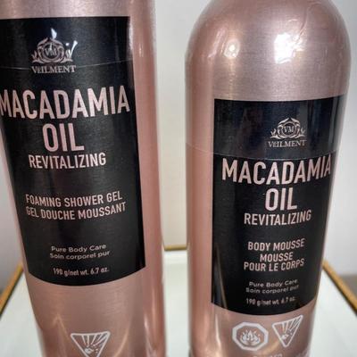 Veilment Macadamia Oil Foaming Body Mouse and Shower Gel