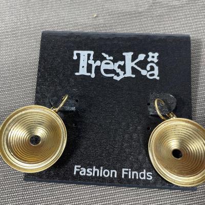 3 pair Treska Earrings New