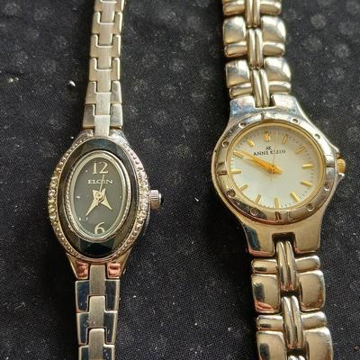 Two ladies' watches - Elgin and Anne Klein