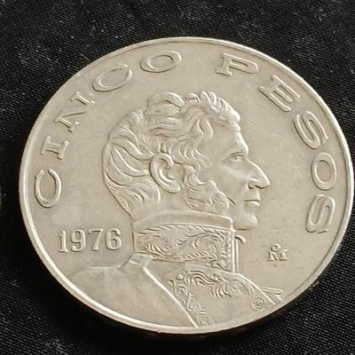 Collection of 70's and 1985 Mexico Peso coins