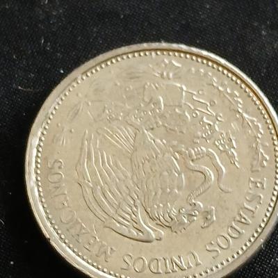 Collection of 70's and 1985 Mexico Peso coins