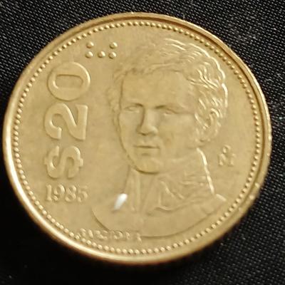 Collection of 70's and 1985 Mexico Peso coins