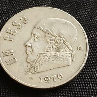 Collection of 70's and 1985 Mexico Peso coins