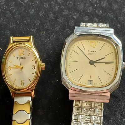 His and hers vintage Timex watches