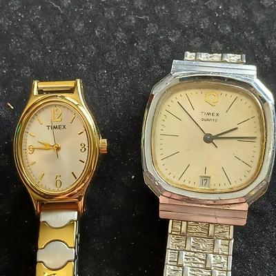 His and hers vintage Timex watches