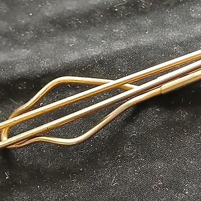 Vintage divided trinket box with Tie clips - Anson - Swank