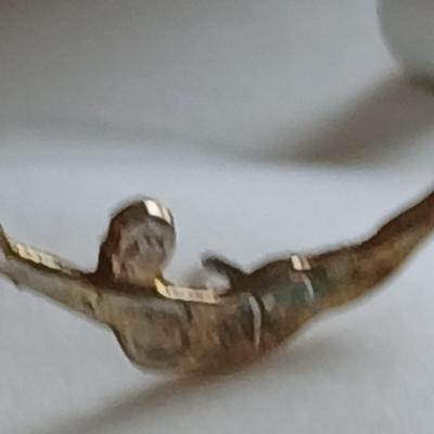 Award pins and a Cross Country 1954 10K GF necklace