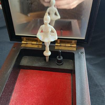 Musical jewelry box with ballerina girl and an assortment of Jewler, book marker and more