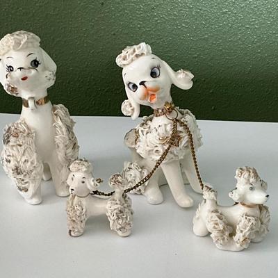 Vintage Royal Japan Ceramic Spaghetti Poodles