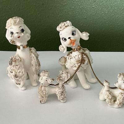 Vintage Royal Japan Ceramic Spaghetti Poodles