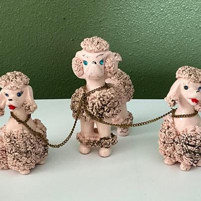 Vintage Royal Japan Ceramic Spaghetti Poodles