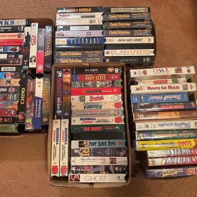 VHS movies lot 1