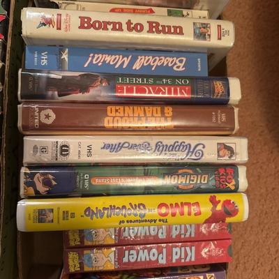 VHS movies lot 1
