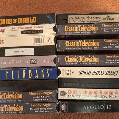 VHS movies lot 1