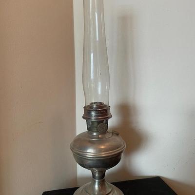 23.5” tall Aladdin oil lamp