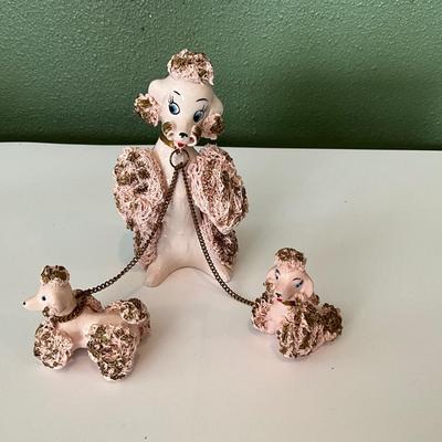 Vintage Royal Japan Ceramic Spaghetti Poodles