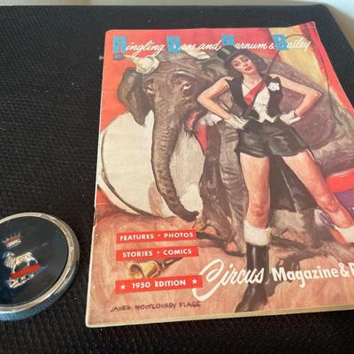 Ringling Bros mag & Sunbeam Alpine ornament