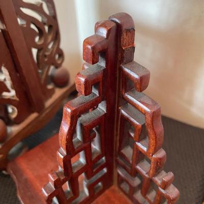 Asian temple bell with 2 shelves