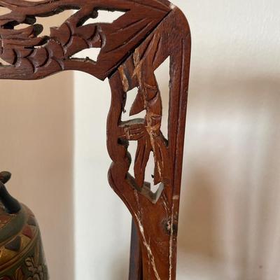 Asian temple bell with 2 shelves