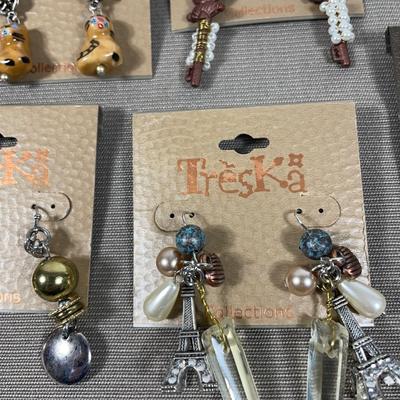 5 pair Treska Earrings