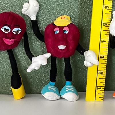 Vintage 1980’s California Raisins set of 4