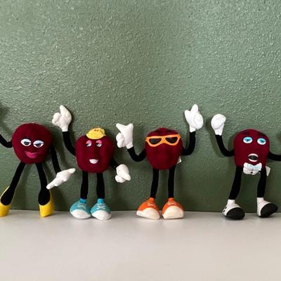 Vintage 1980’s California Raisins set of 4