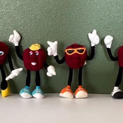 Vintage 1980’s California Raisins set of 4