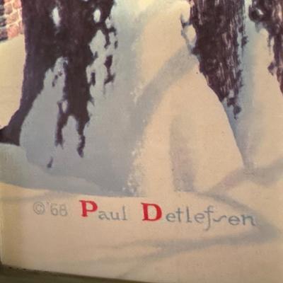 Paul Detlefsen winter scene print