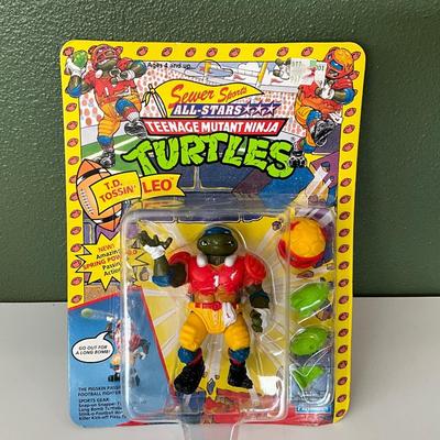 Vtg Teenage Mutant Ninja Turtles TD Tossin Leo