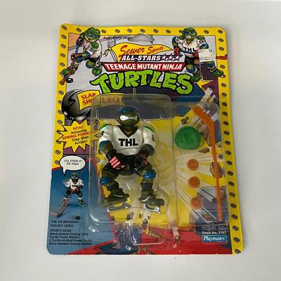 Vtg Teenage Mutant Ninja Turtles Slap Shot Leo Hockey Player